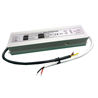 Poids léger électronique imperméable extérieur du conducteur 200W 12V d'IP67 LED