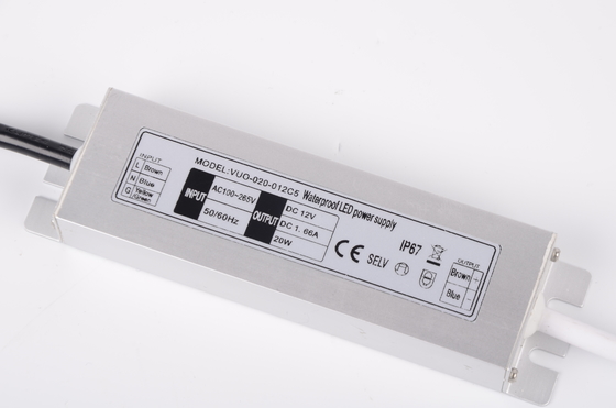 Conception imperméable de retard de début de conducteur de C.C 12V 20W Slimline LED pour la lumière de bande