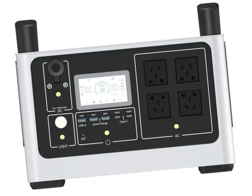groupe électrogène solaire portatif de sinus à C.A. 110V/220V de 2000w 1440Wh de station pure d'énergie des vagues