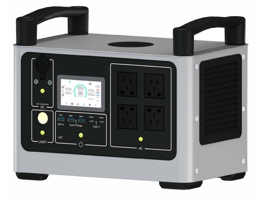 centrale solaire portative de 2000W 110V/220V d'onde sinusoïdale de banque extérieure pure de puissance LiFePO4