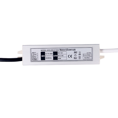 C.C imperméable ultra mince 12v Constant Voltage 2500mA de Mirror 12vdc de conducteur de 12v 30w LED