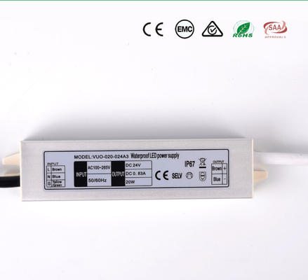 conducteur électronique imperméable léger Power Supply de 20W LED 132x30x20mm