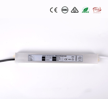 Conducteur imperméable extérieur IP67, conducteur d'OEM LED de lampe au néon de 24V 60W