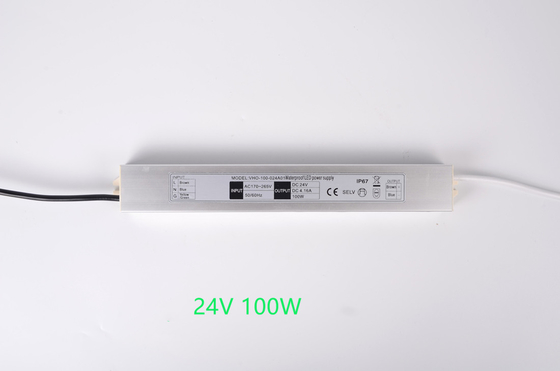 Mode électronique imperméable extérieur de commutation du conducteur 24V 100W de 50/60Hz LED