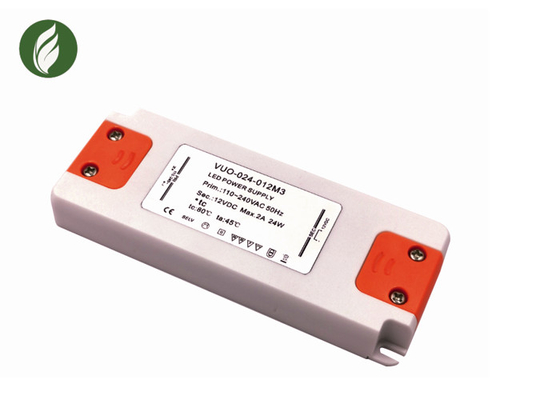 alimentation d'énergie de lumière de bande de 12V 2A LED, conducteur ultra-léger Flicker Free de LED