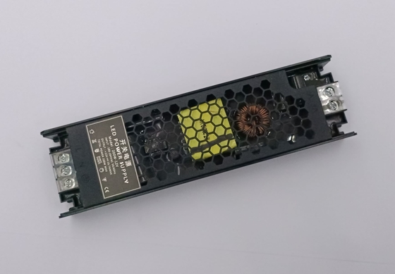 Conducteur mince de logement noir d'éclairage du watt LED de l'alimentation d'énergie de caisson lumineux de C.C 24V 200