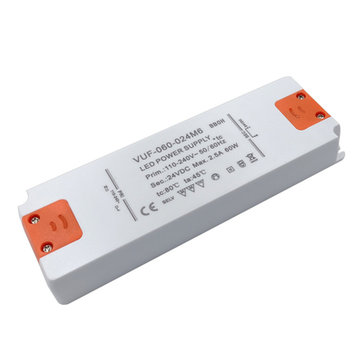 Driverfix Étanche 60W Ultra Thin LED Driver 24V AC Accessoires d'éclairage