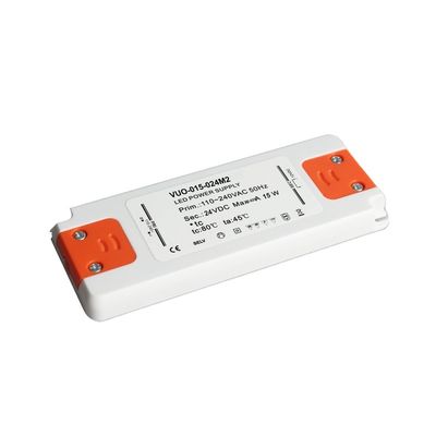 Alimentation d'énergie mince ultra-légère de LED 15w 24v Constant Voltage Driver