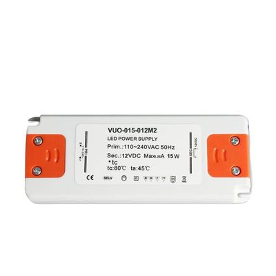 Alimentation d'énergie mince ultra-légère de LED 15w 24v Constant Voltage Driver