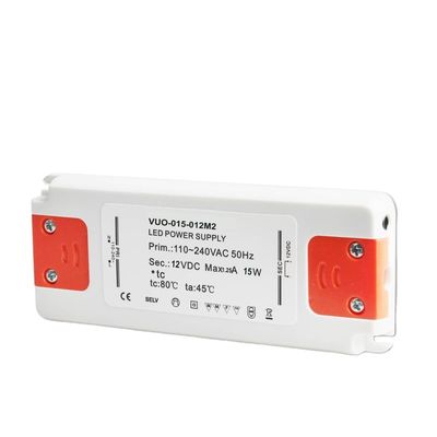 Alimentation d'énergie mince ultra-légère de LED 15w 24v Constant Voltage Driver