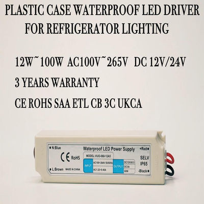 Alimentation d'énergie de bande de Constant Voltage Output 24V LED 60w pour le refroidisseur de réfrigérateur