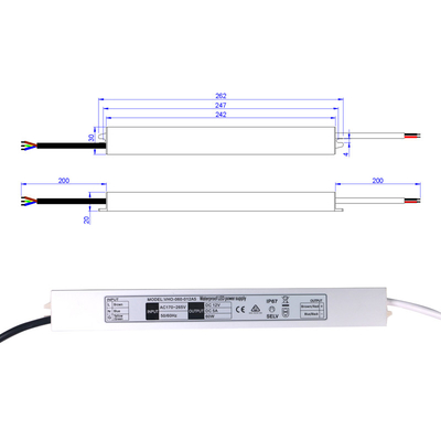 IP67 LED imperméabilisent le conducteur Slimline LED d'alimentation d'énergie pour la lumière au néon de bande