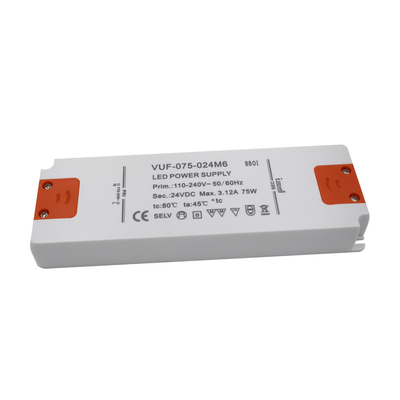 C.A. au boîtier en plastique ultra mince d'alimentation d'énergie de C.C LED pour l'ODM d'OEM de salle de Bath
