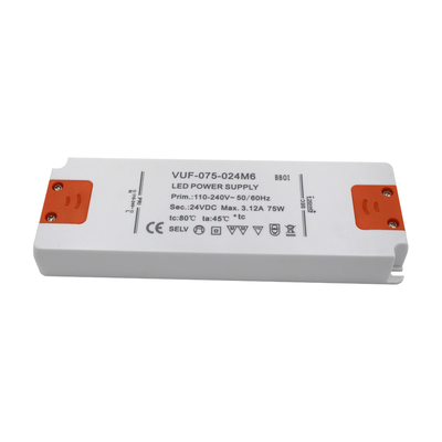 C.A. au boîtier en plastique ultra mince d'alimentation d'énergie de C.C LED pour l'ODM d'OEM de salle de Bath