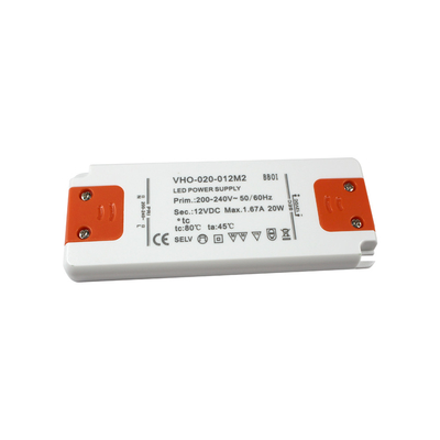 Conducteur mince superbe Power Supply 12V 20W Constant Voltage For Mirror Light de LED