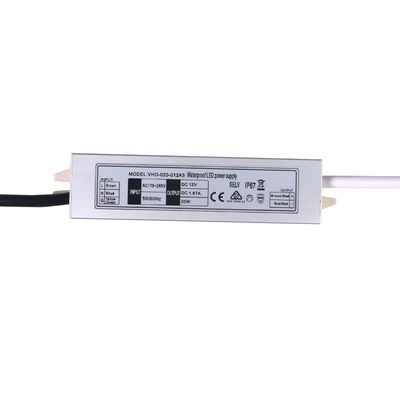 CE imperméable SAA de l'alimentation d'énergie du Super Slim LED 20w 12V Constant Voltage For Strip Light
