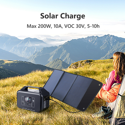 banque portative d'énergie solaire de centrale de 110V 220V chargeant la centrale 2000W
