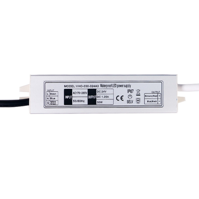 Résistant à l'eau de transformateur de Power Supply 12V 30w de conducteur de lumière d'IP 67 Constant Voltage LED
