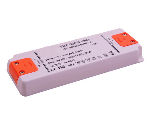 C.A. ultra mince de conducteur de 30W 1.25A LED 110V 240V à C.C 24V pour des lumières de Cabinet