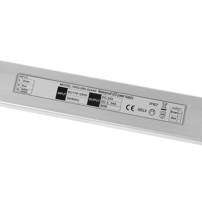 Conducteur ultra-léger imperméable 24V de Constant Voltage LED pour le Signage