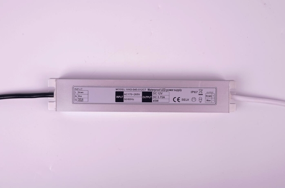 poids léger du conducteur 45W de 12V Constant Voltage Slimline LED 213x35.6x17.4mm