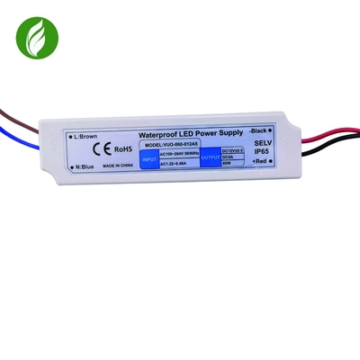 Plastique ultra-léger 163x43x33mm du conducteur 12V 5A de la lumière de bande LED