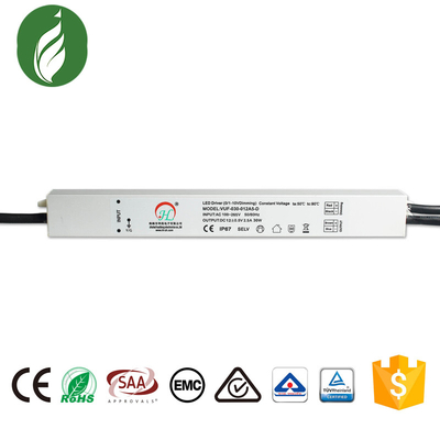 Conducteur à sortie unique de RoHS LED plus faible, alimentation d'énergie calorifuge de Dimmable LED 12V