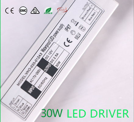 Poids léger extérieur imperméable de Power Supply 12V 30W de conducteur d'OEM LED