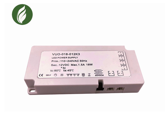 Sens multiple de SAA sous le conducteur 12V 18W du Cabinet LED ignifuge