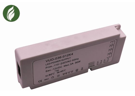 240V mince léger au conducteur de 12V LED, 36W 12V sous le Cabinet allumant le transformateur