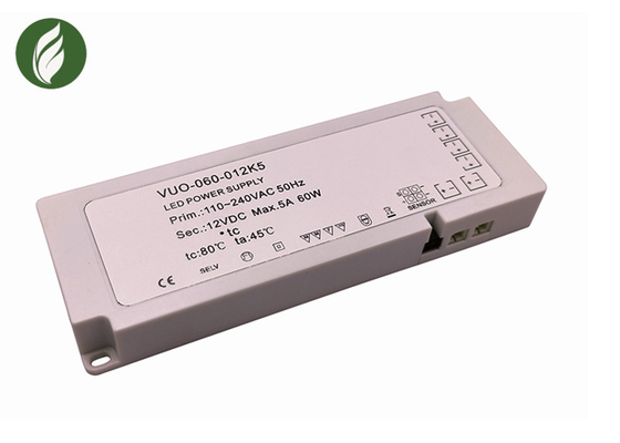 60W 5A ultra mince sous le conducteur Durable Anti Erosion du Cabinet LED
