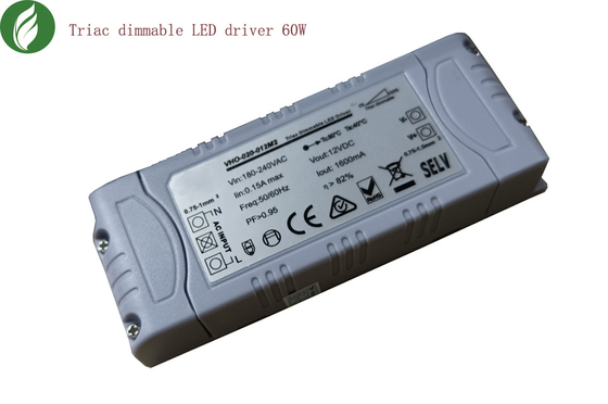 Conducteur anticorrosif IP20 Constant Voltage de plastique de Dimmable LED de triac