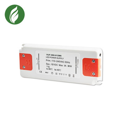 Poids léger ultra mince du conducteur IP20 d'EMC 12V 5A LED pour des lumières de bande