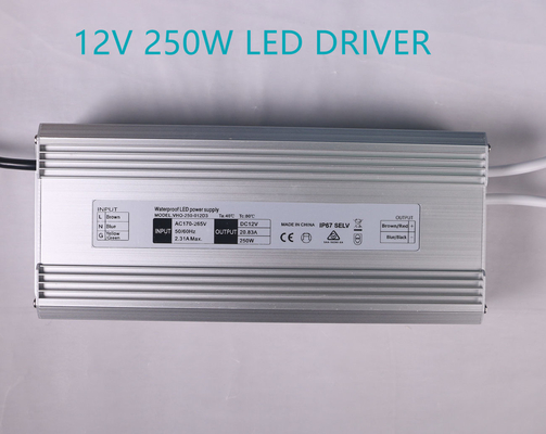 Alimentation d'énergie imperméable durable antirouille de LED IP67 universelle